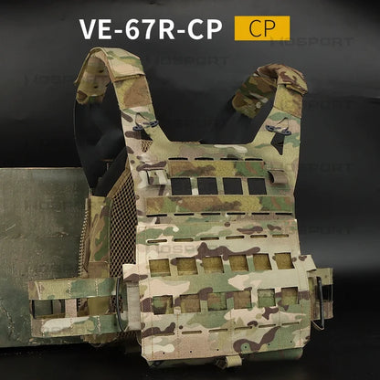 WOSPORT Tactical Vest SPC Tactical Vest High-end Version MOLLE System Convenient Quick-release Matte Fabric Hunting Vest