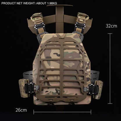 PFM Tactical Vest Lightweight Hunting Militar Plate Carrier Quick Release Paintball Airsoft Vest Protective Equipment