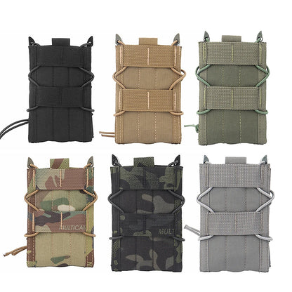 Tactical Molle Single Open-Top Mag Pouch for M4 M14 M16 AR15 G36 Magazines MOLLE Belt Attach Mag Carrier