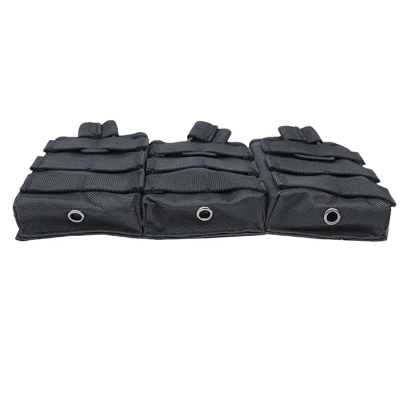 1000D Nylon Magazine Pouch Single Double Triple AR15 M4 5.56 AK 7.62 Holster Molle Airsoft Color Elastic Magnetic Carrier