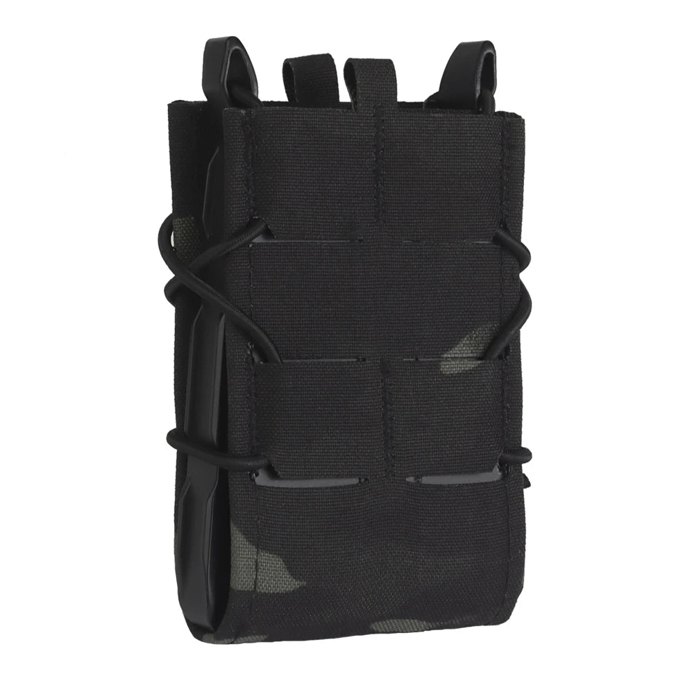 Tiger V2 Single Double Magazine Pouch Set Molle Hook-Loop Mag Carrier Rifle AR 5.56 .233 AK 7.62 .308 Magazine Holster Airsoft