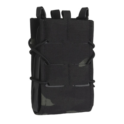 Tiger V2 Single Double Magazine Pouch Set Molle Hook-Loop Mag Carrier Rifle AR 5.56 .233 AK 7.62 .308 Magazine Holster Airsoft