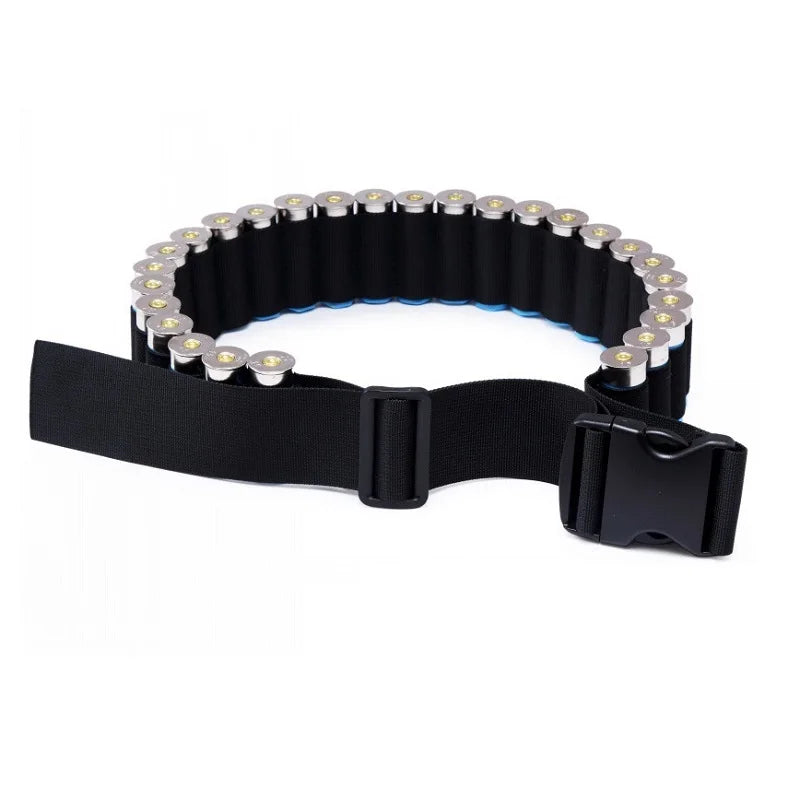 27/30 Rounds Shotgun Bandolier Belt Adjustable Shotgun Shell Carrier Ammo Pouch Holder for 12 Gauge Hunting Accessories