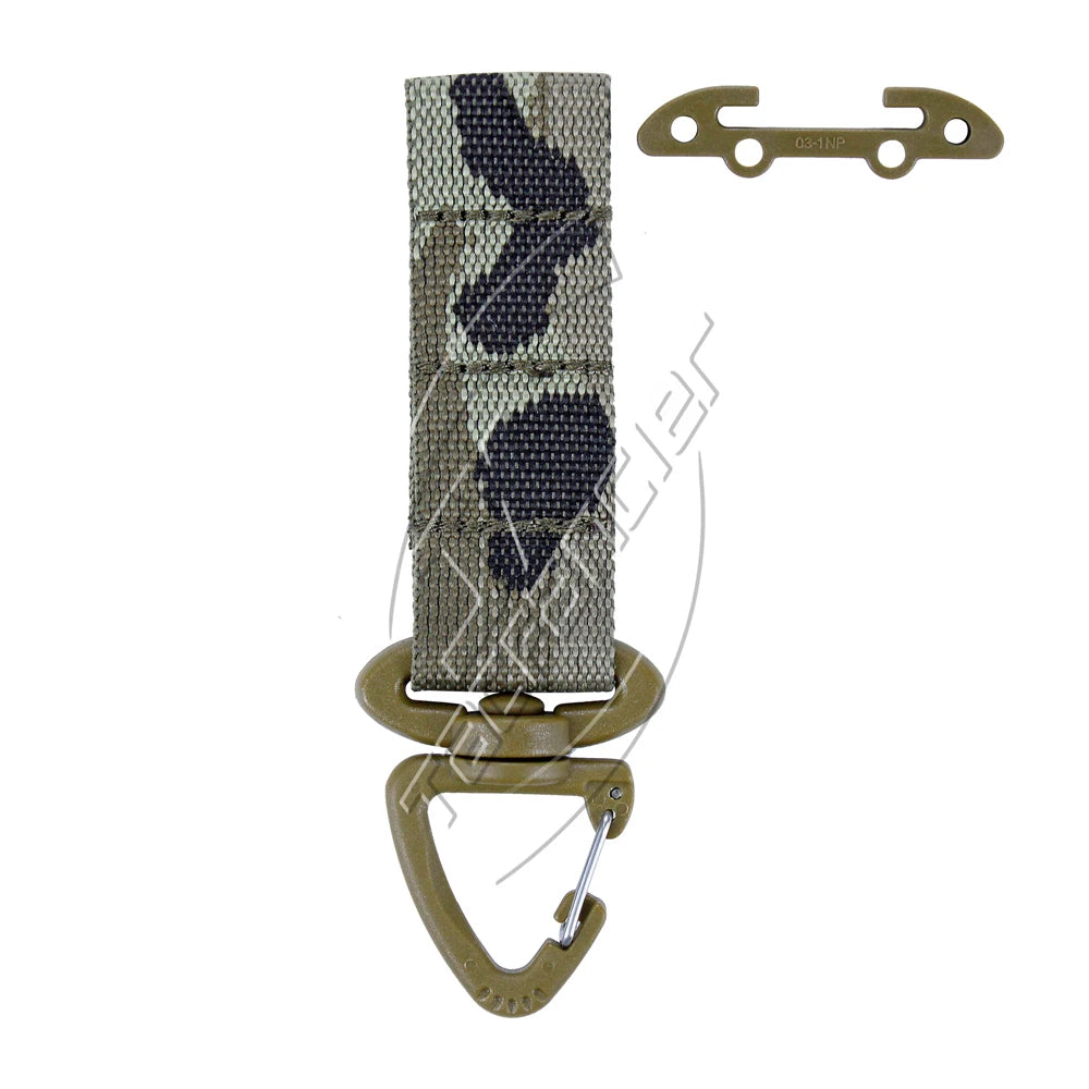 Tactical Molle Clip Swivel Triangle Plastic Snap Hook Tee Mount Hanging Carabiner Glove Holder Battle Belt Hunting Accessories