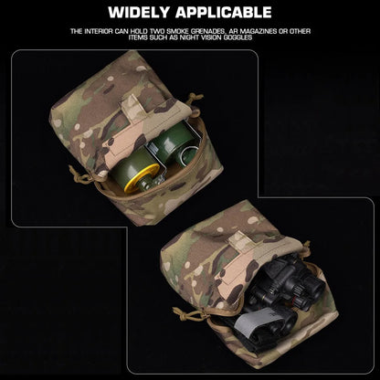 Tactical Vest Waist Plate Carrier Pouch Multi-functional Molle Storage Bag Hunting Map Navigation Pouches Airsoft Ammunition Fir