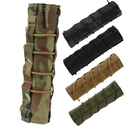 .1PC Tactical Suppression Cover,18cm  Protective Case,Suppressor Mirage Heat Shield Sleeve Shooting Cover..