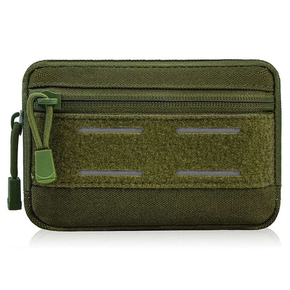 Unisex Tactical Waist Bag Small Molle Utility Pouches Multi-Purpose Horizontal Modular EDC Tools Bag Laser Cut Admin Belt Pouch