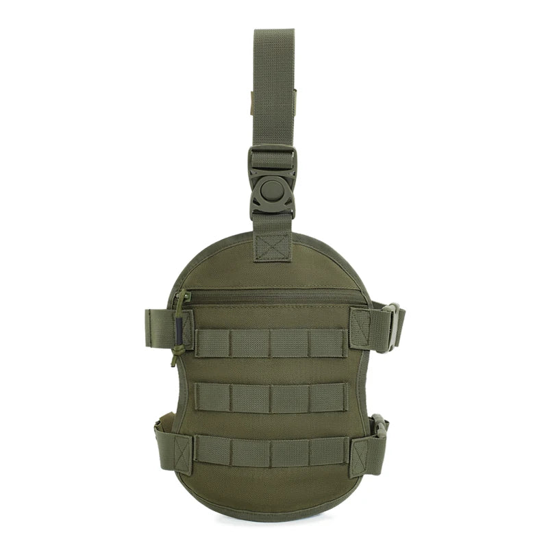 Tactical Drop Leg Platform Bag Adjustable MOLLE Thigh Rig Holster Pouch Outdoor Hunting Combat Leg Panel Utility Carry Pack