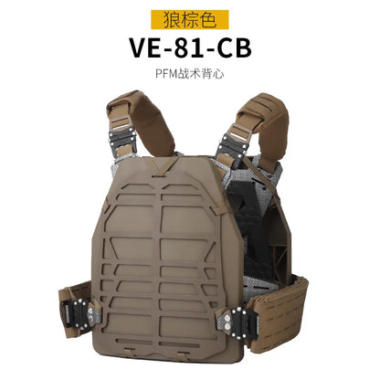 Modular PFM Perforated Lightweight Tactical Vest with Cooling Inner Lining for Outdoor Training