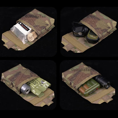 Small Micro Pouch Lightweight Utility Bag MOLLE  Daily Sundry Holder General Purpose GP Storage 556 9mm Airsoft