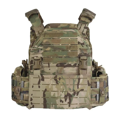 Tactical Vest LG4 Plate Carrier Laser Cut MOLLE Hunting Combat Protective Vest Side Radio Pouch CS Paintball Airsoft Vest Gear