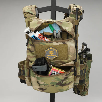 Assault Adapt Banger Back Panel Zip On Rear Pack Tactical Vest GP Pouch Multitools Pocket FCPC V5 Plate Carrier Accessories Bag