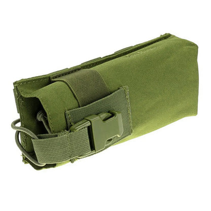 Outdoor Walkie Talkie Pouch Water Bottle Bag Handheld Radio Bag Molle Tactical Multifunctional Accessory Bag Travel EDC Pack