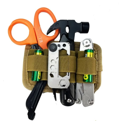 Hunting Backpack Vest Chest Mount EDC Internal Divider Holder Modular Organizer Insert Pocket Panel Pen Flashlight Holder Organi