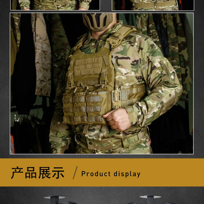 Tactical Vest, Lightweight Vest, Laser Quick Release Design, Multifunctional Training, Wear-Resistant and Breathable Vest