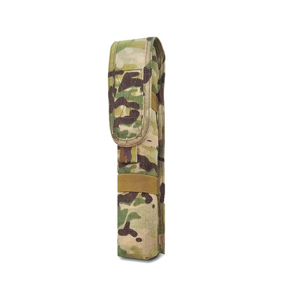 Tactical Single C4 Slap Charge Pouch, Long Strip Tool Storage Bag, MOLLE Multi-purpose Accessory Bag