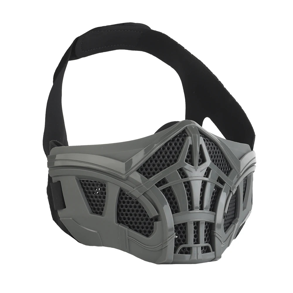 Scorpion Masks Tactical Hunting Paintball Airsoft CS Fight Half Masks Inner Silicone Breathable Halloween Part Cosplay Props