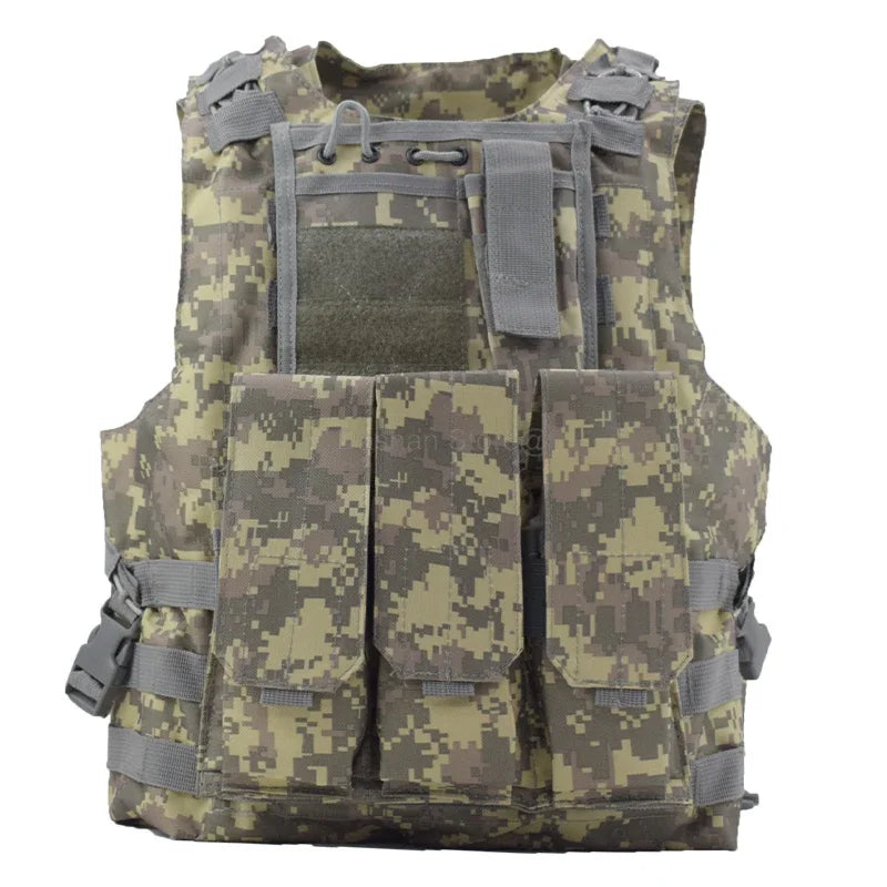 Outdoor Tactical Vest Gear Vest Plate Carrier Airsoft CS Wargame New Style Hunting Equipment Paintball Camouflage Armor
