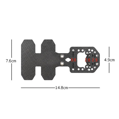 Tactical Vest Universal PTT MOLLE Mounting Adapter Board for U94 TE A Invisio
