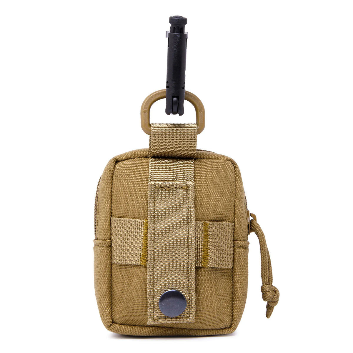 New Tactical Mini MOLLE Pouch Compact Utility EDC Bag with Carabiner for Outdoor Hunting Camping Hiking Everyday Carry