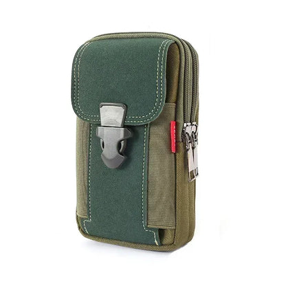 Canvas Waist Pocket Male Outdoor Fanny Bum Bag Purse Business Mobile Phone Pouch Running Pouch Travel Camping Bags