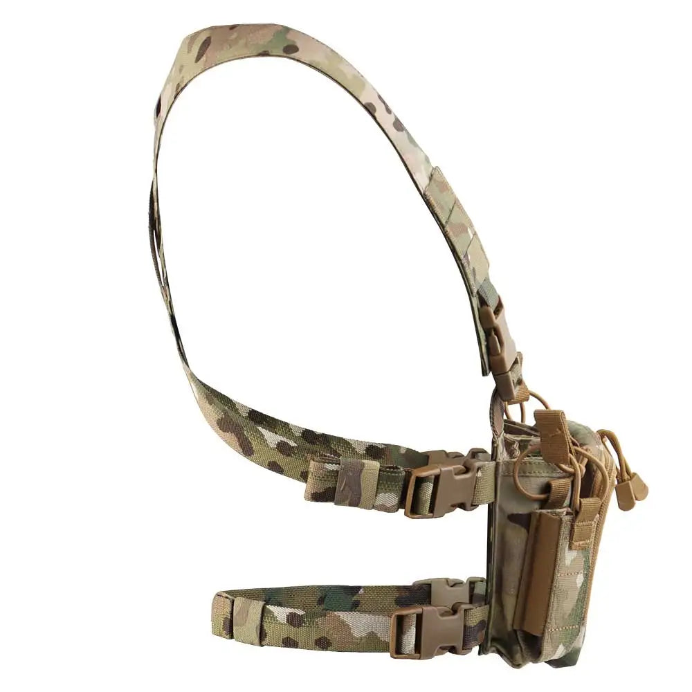 D3CRM Tactical Chest Rig Lightweight With 9mm/5.56 Mag Bag Quick Release Outdoor    Hunting Vest CS Match Wargame Chest Rig Gear
