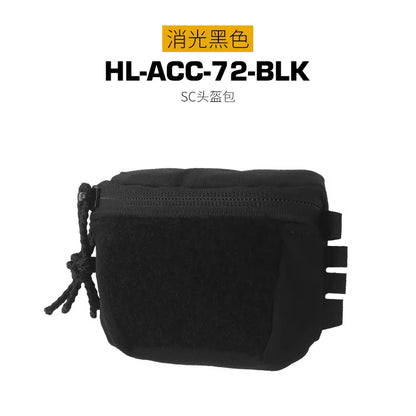 Tactical Helmet Rear Bag SC Style Brain Battery Pouch Hook&Loop NVG Battery Box Storage for Hunting Fast Helmet Gear Accessories