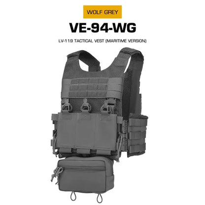 WOSPORT Outdoor Hunting Vest LV-119 Camouflage Tactical Vest Water Edition Inner Storage Bag External Buckle Back Expansion