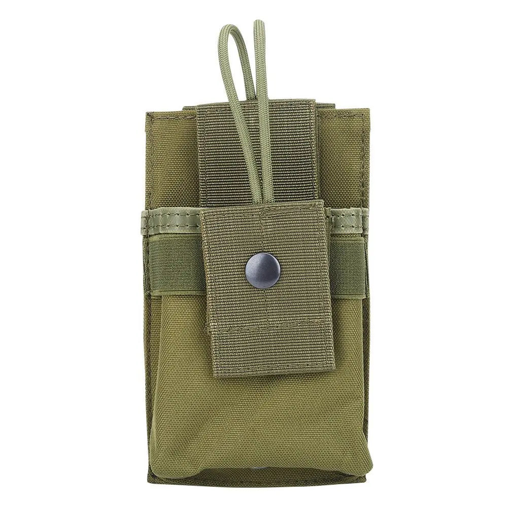 6 Style Tactical Molle Radio Holder Portable Walkie Talkie Pouch Case Radios Holster Bag Camping Hunting Accessories