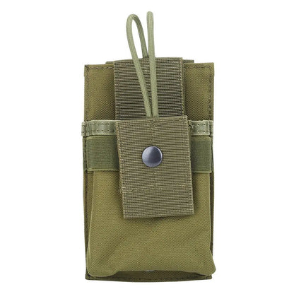 6 Style Tactical Molle Radio Holder Portable Walkie Talkie Pouch Case Radios Holster Bag Camping Hunting Accessories