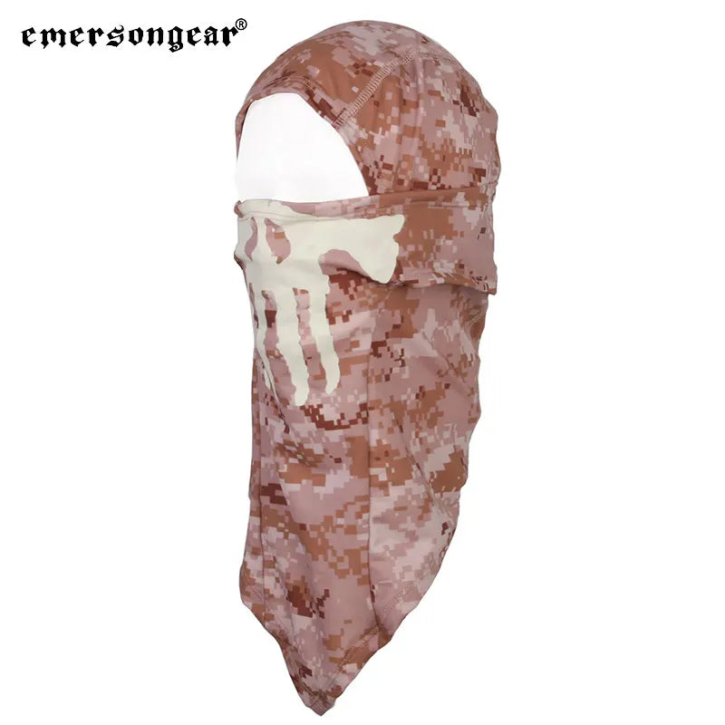 Emersongear Ghost MULTI HOOD EMERSON Luminous Mask Scarf Camouflage Skullies Hunting Caps Mask CS Tactical EM6634