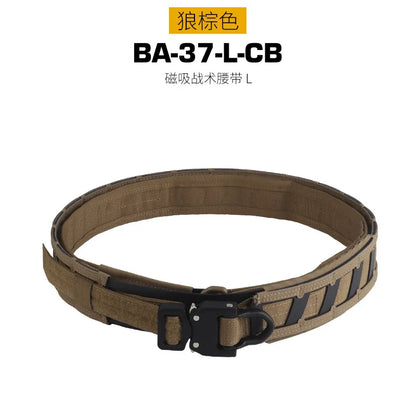 Hot Tactical Magnetic Quick Positioning Waist Belt M System Mounted with Inner and Outer Double-Layer Waist Belts
