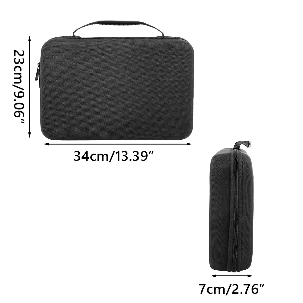 Tactical Pistol Gun Case Dual Gun Storage Bag Concealed Carry Pistol Protection Case Gun Holster Bag EDC Tool Flashlight Pouch