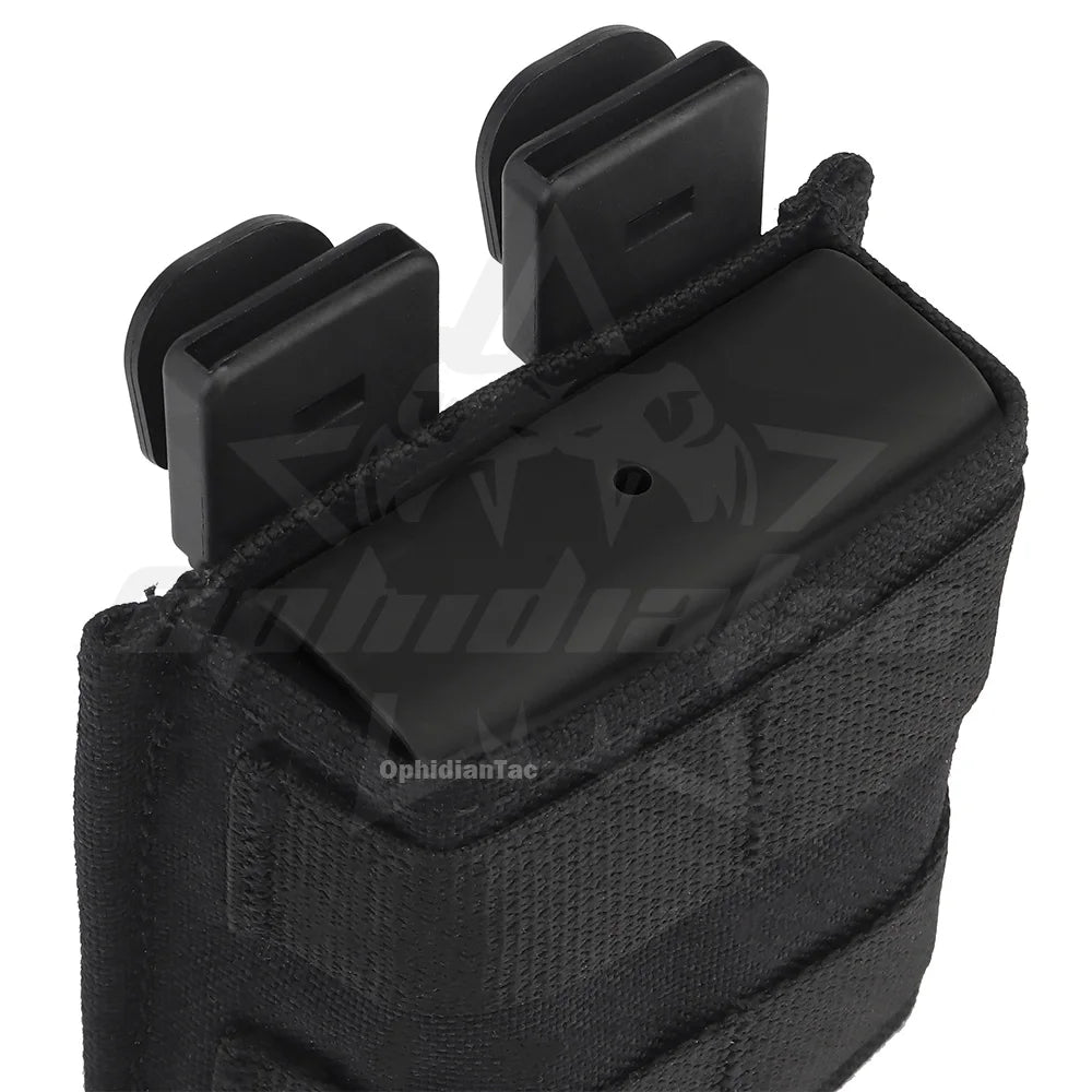 MOLLE Single Mag Pouch for 5.56 - Easy to Use, Expandable, Versatile Design, Magazine Holder for Outdoor Gear and Accessories