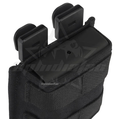 MOLLE Single Mag Pouch for 5.56 - Easy to Use, Expandable, Versatile Design, Magazine Holder for Outdoor Gear and Accessories