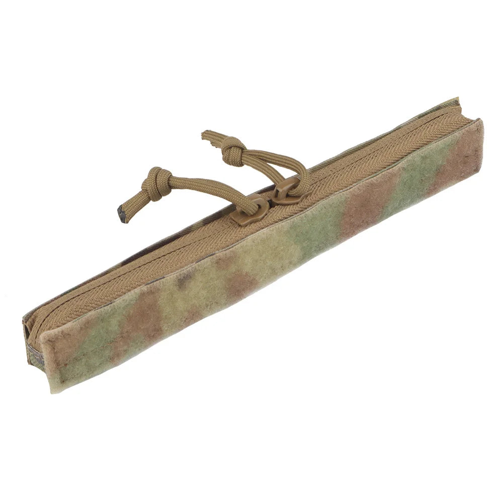 Tactical Admin Pocket Zipper Insert Hook And Loop Attachment Zip Closure For Admin Pouch Standard MBAV Crye AVS Plate Carrier