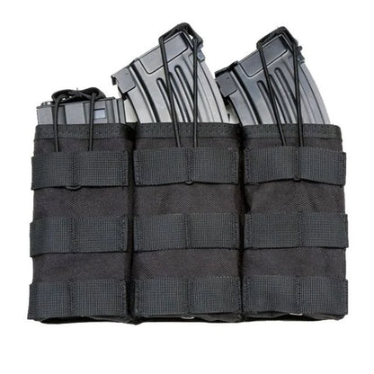 Tactical Single/Dual/Triple/Six Magazine Bag Molle Mag Pouch for Airsoft Ammunition 5.56mm M4 AR15 AK Assault Rifle Hunting