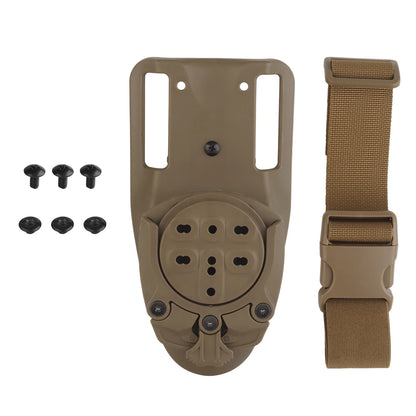 Tactical Holster 360 Degree Revolve Hunting Pistol Mounting Adapter Modular  Shooting Holster Accessories