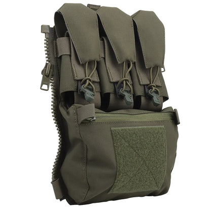 Assault Adapt Banger Back Panel Zip On Rear Pack Tactical Vest FCPC V5 Plate Carrier Accessories Bag GP Pouch Multitools Pocket