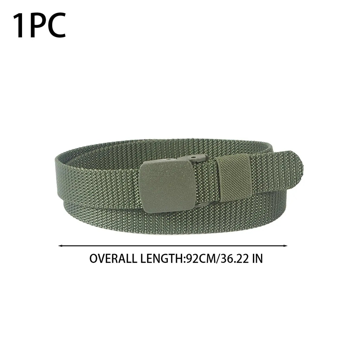 Adjustable Kids Canvas Belt No Hole Elastic Waistband for School Uniform Children Trousers Belt with Smooth Snap for Buckle Safe