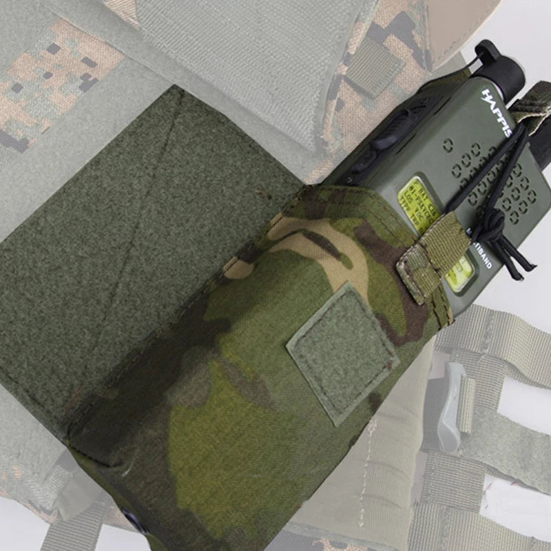 Emersongear For MBITR Radio Pouch Set For 148/152 Intercom Bag Pack Panel Outdoor Hunting Hiking Combat Sports EM8333