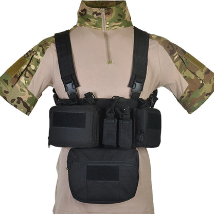 CS Match Wargame TCM  Chest Rig Airsoft Tactical Vest  Pack Magazine Pouch Holster Molle System Waist Men Nylon