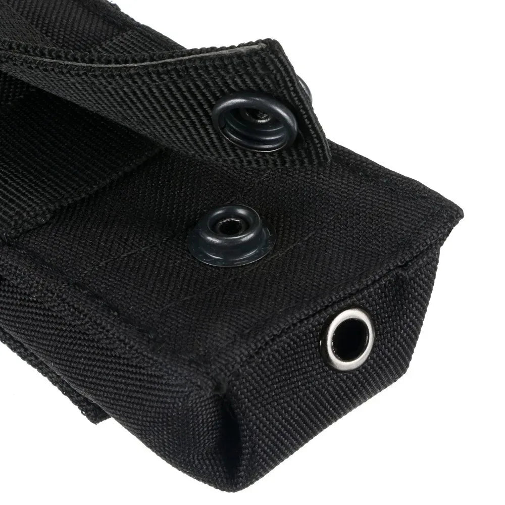 M5 Tactical Molle Magazine Pouch 9MM Single Holster Flashlight Holder EDC Outdoor Hunting