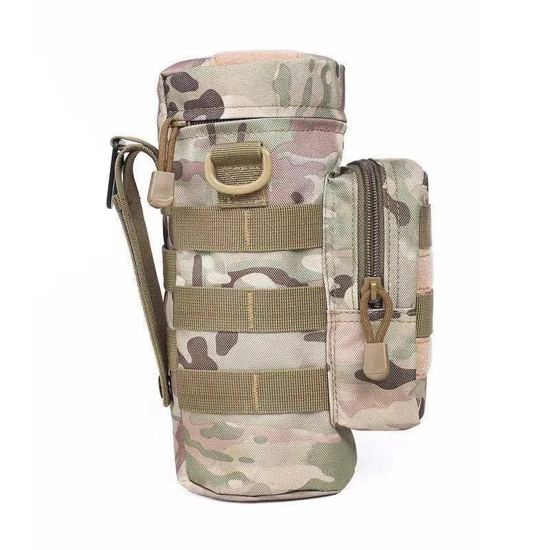Tactical Molle Water Bottle Bag Pouch Holder Outdoor Travel Camping Hiking Cycling Fishing Hunting Water Bottle Kettle Carrier