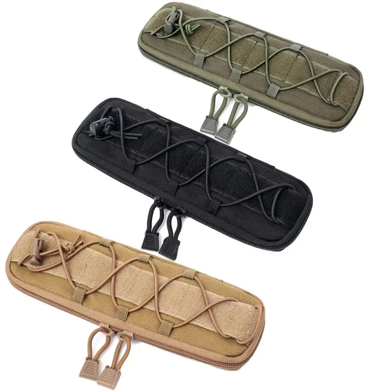 1Pc Outdoor Molle Knife Pouch Nylon Waist Set EDC Folding Knife Holder Bag Tactical Accessory