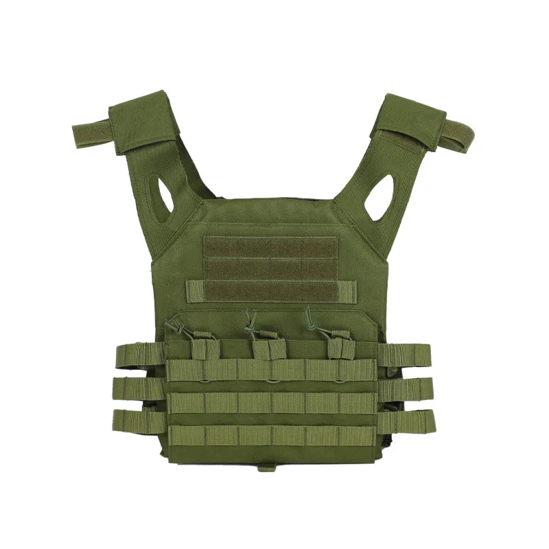 Quick Release Tactical Combat Vest Oxford Breathable Multi-Pocket Military Training Vest Soft Lightweight for Airsoft Paintball