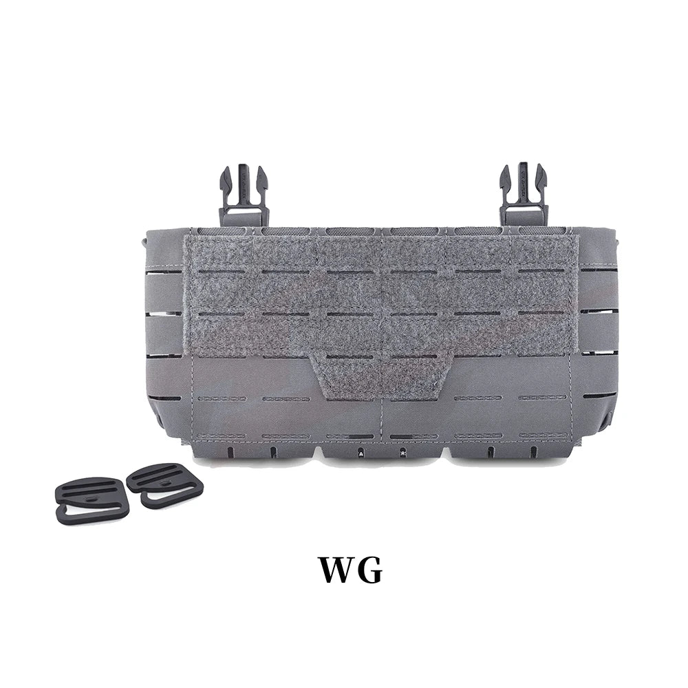 New Tactical Chest Hanging Main Body Front Panel Bag for ARC Placard V4 Vest Triple 5.56 Magazine Storage Pouch