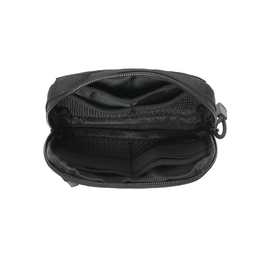 Outdoor EDC Belt Waist Bag Hunting Accessories Bag Toolkit Molle Tactical Molle Pouch Coins Phone Commuter Bag