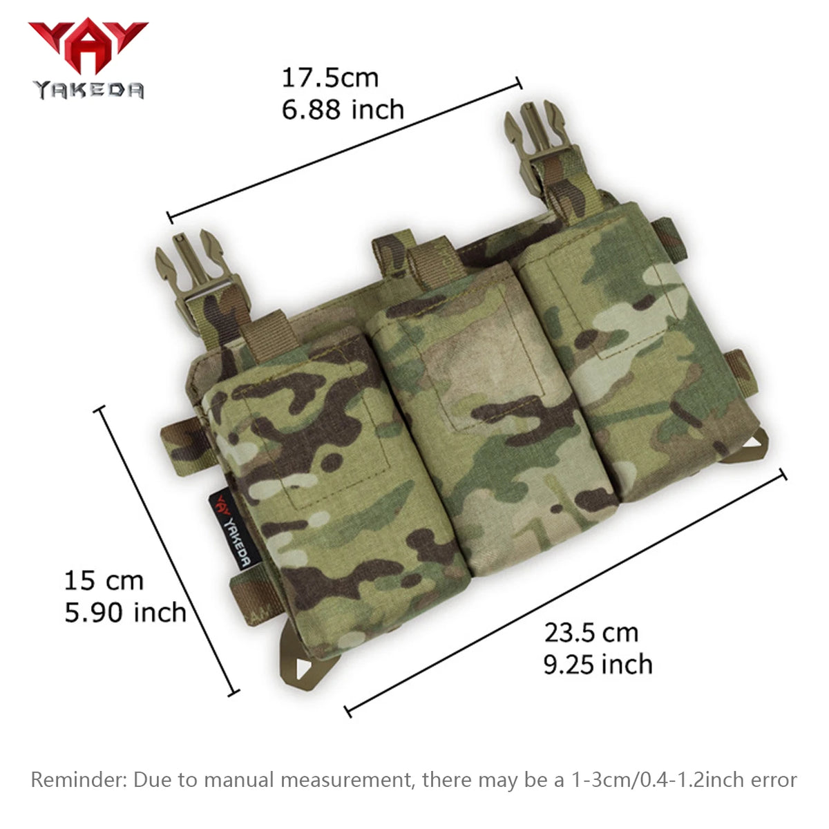 YAKEDA Accessories Triple Front Panel Modular Front Panel 556/762 Universal Quick Pull Sleeve