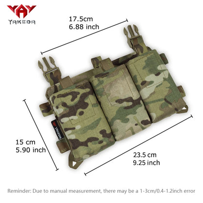 YAKEDA Accessories Triple Front Panel Modular Front Panel 556/762 Universal Quick Pull Sleeve